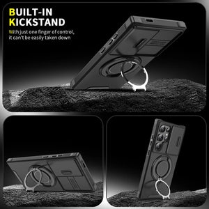 Luxury Armor Magnetic Shockproof Phone Case for Samsung Galaxy S25/S24/S23 ultra plus fe