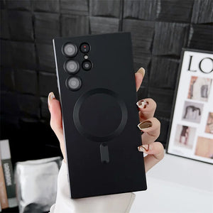 Premium soft magnetic Samsung Galaxy case with slim matte shockproof protection