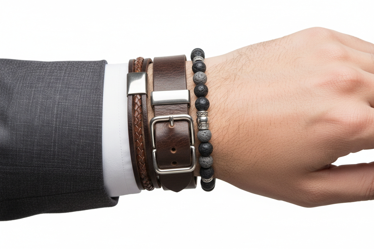 Shop bracelets for men — leather, beaded, cuff & chain styles. Stylish, durable jewelry at affordable prices with fast worldwide shipping.