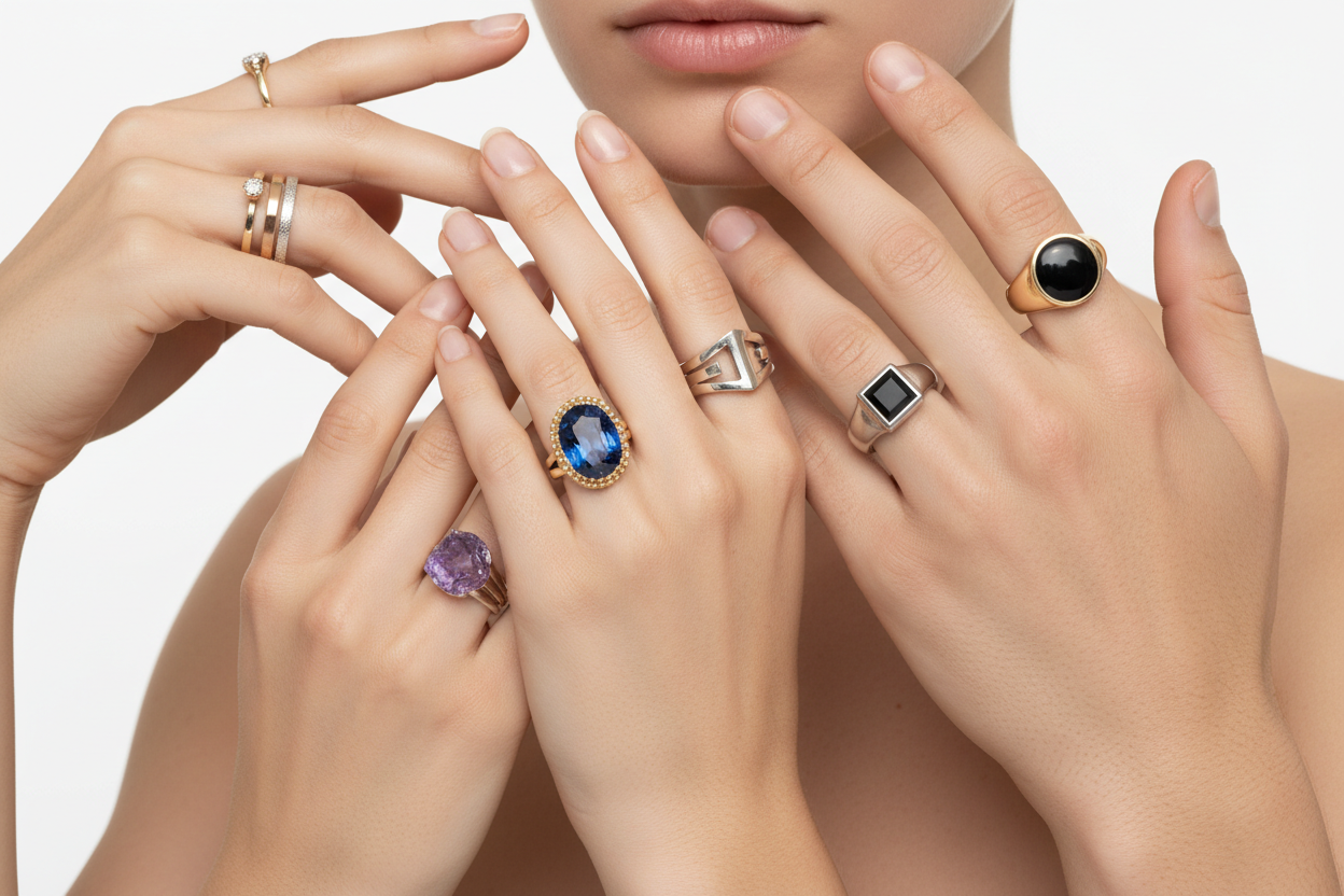 Shop rings for women and men — engagement, wedding, statement, stacking & fashion rings. Trendy, affordable jewelry with worldwide shipping.