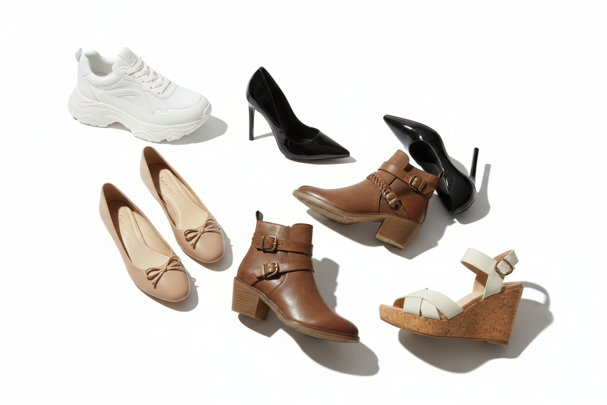 Shop shoes for women — sneakers, heels, flats, sandals, boots & wedges. Trendy, comfortable, affordable shoes with worldwide shipping.