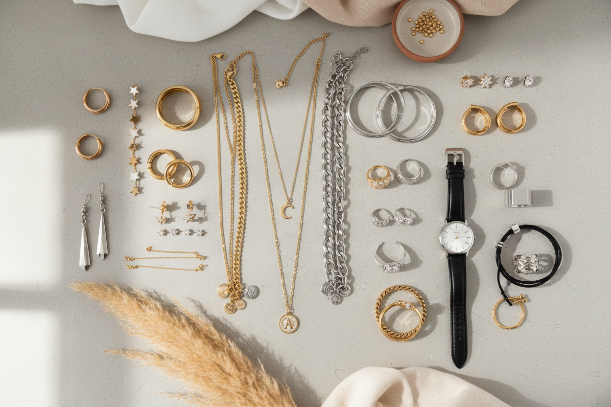 Shop fashion jewelry for women and men including gold and silver necklaces, rings, bracelets, earrings and anklets. Trendy styles, low prices, worldwide shipping.