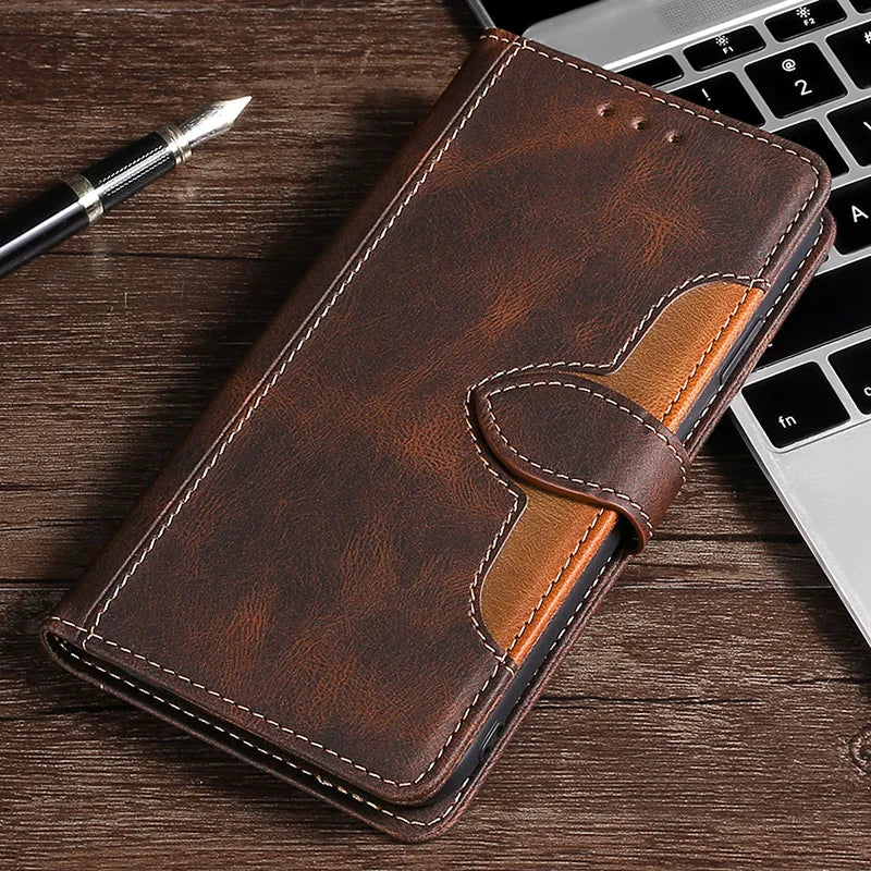 Wallet Leather Flip Case for iPhone 11 12 13 14 15 16 Pro Max Magnetic & Shockproof