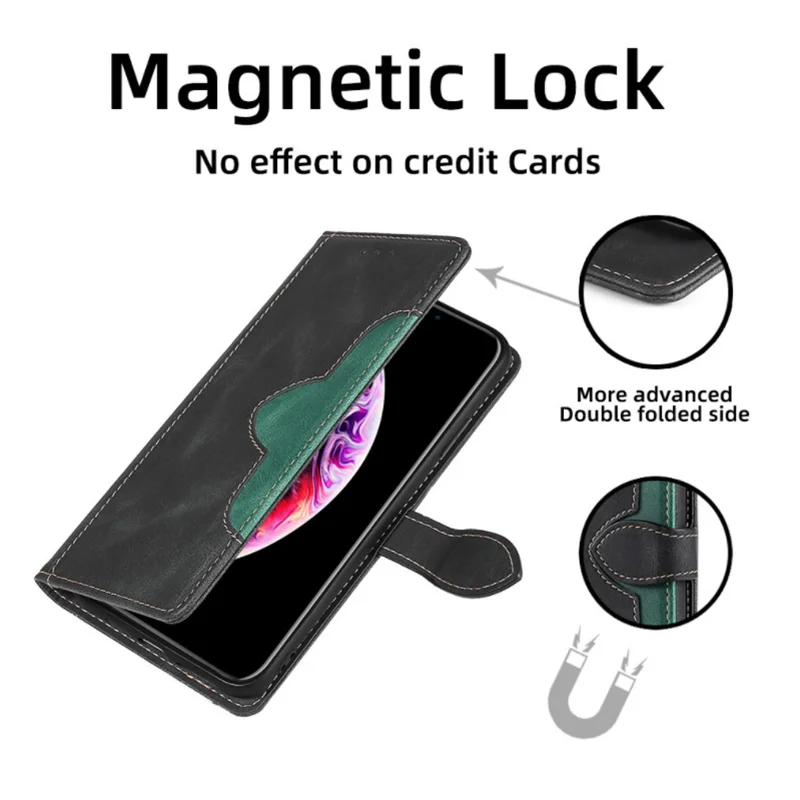 Wallet Leather Flip Case for iPhone 11 12 13 14 15 16 Pro Max Magnetic & Shockproof