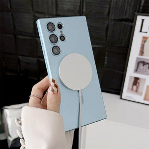 Premium soft magnetic Samsung Galaxy case with slim matte shockproof protection