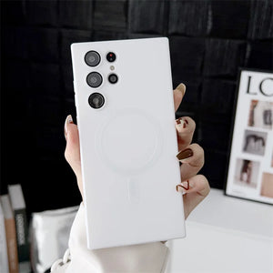 Premium soft magnetic Samsung Galaxy case with slim matte shockproof protection